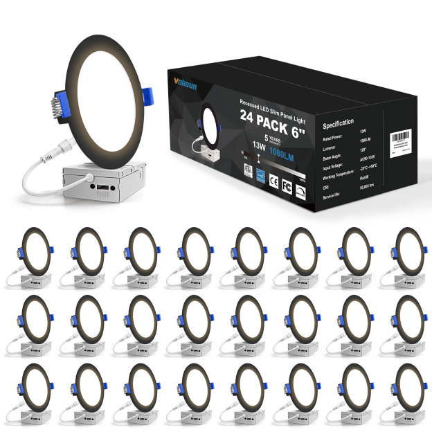 Black Recessed Light