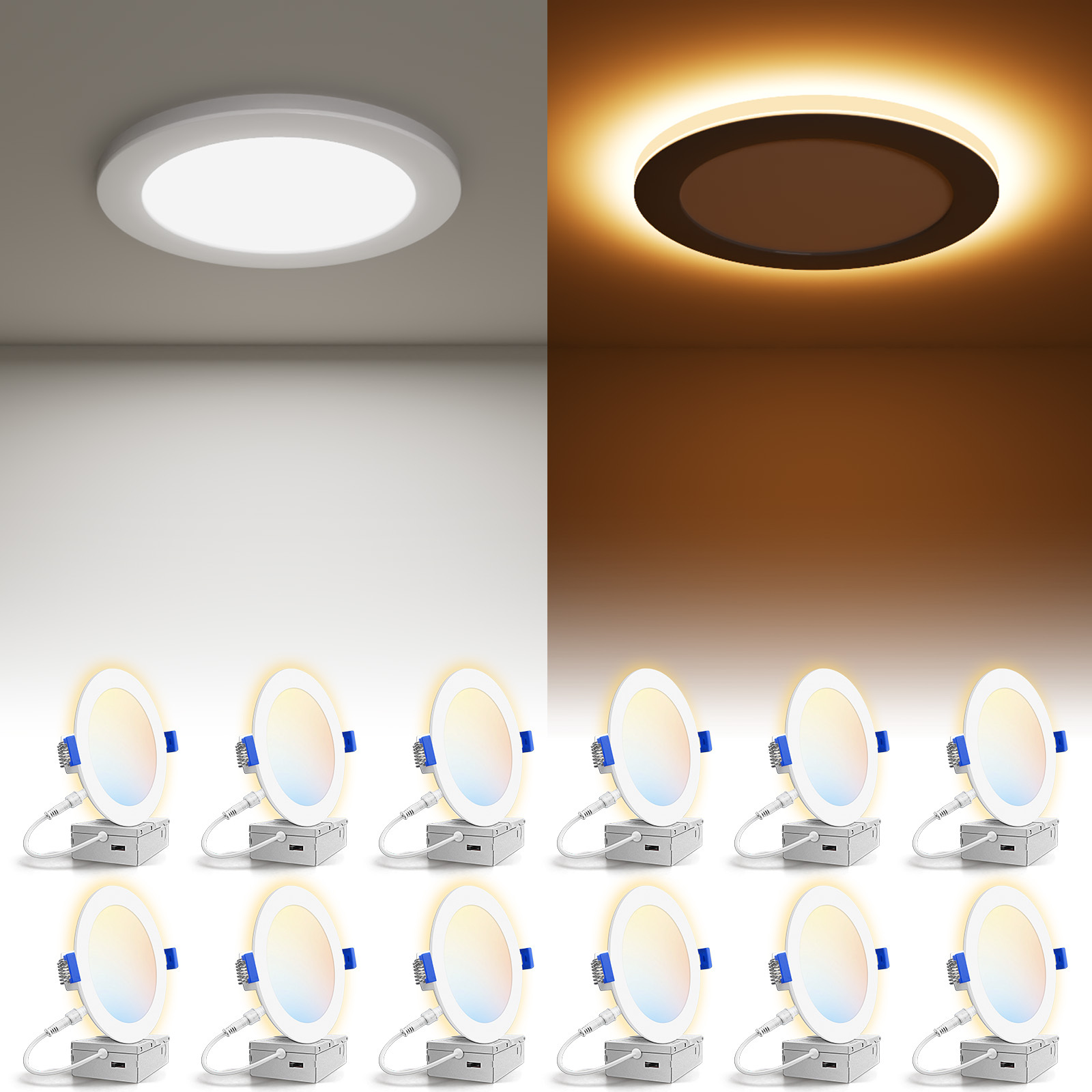 Recessed Light with Night Light