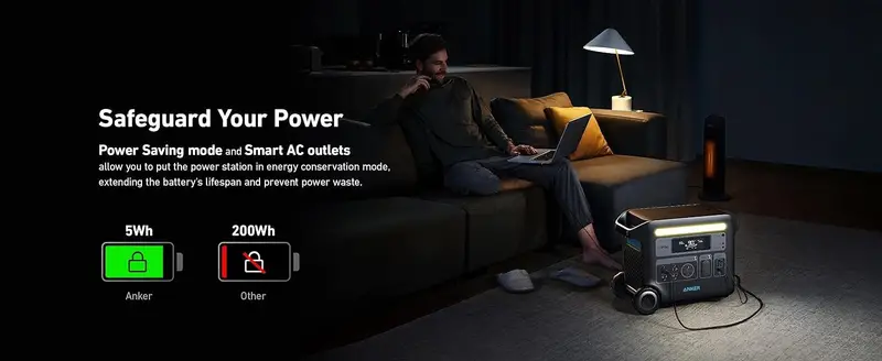 Estación de energía portátil     767 reacondicionada,     de 2400 W con baterías     útil 6 veces más  ,       2048 Wh    ,    , RV (     ) detalles 9