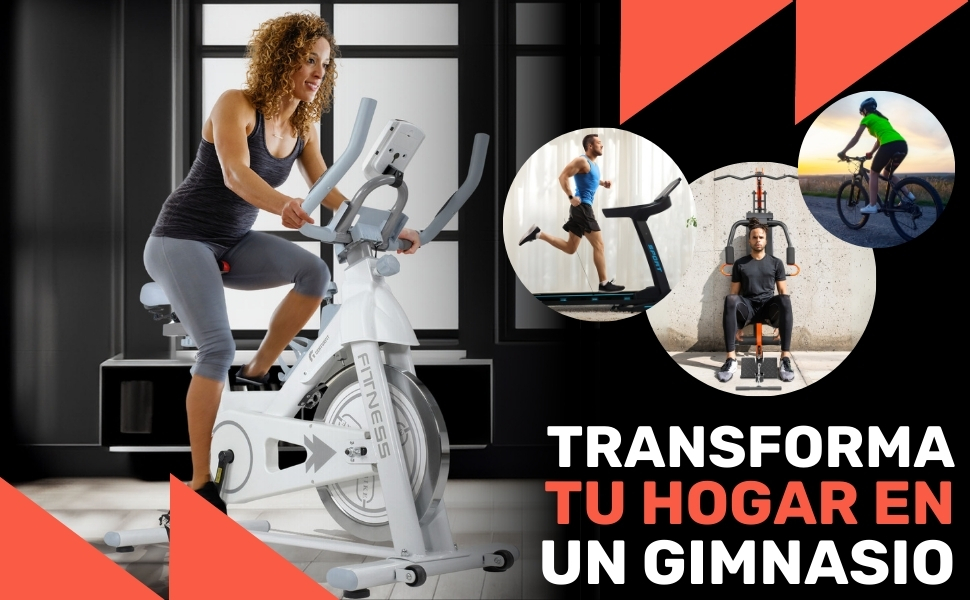  Maquina Elíptica Magnetica Bicicleta Escaladora Entrenamiento 8 Niveles de Resistencia Monitor