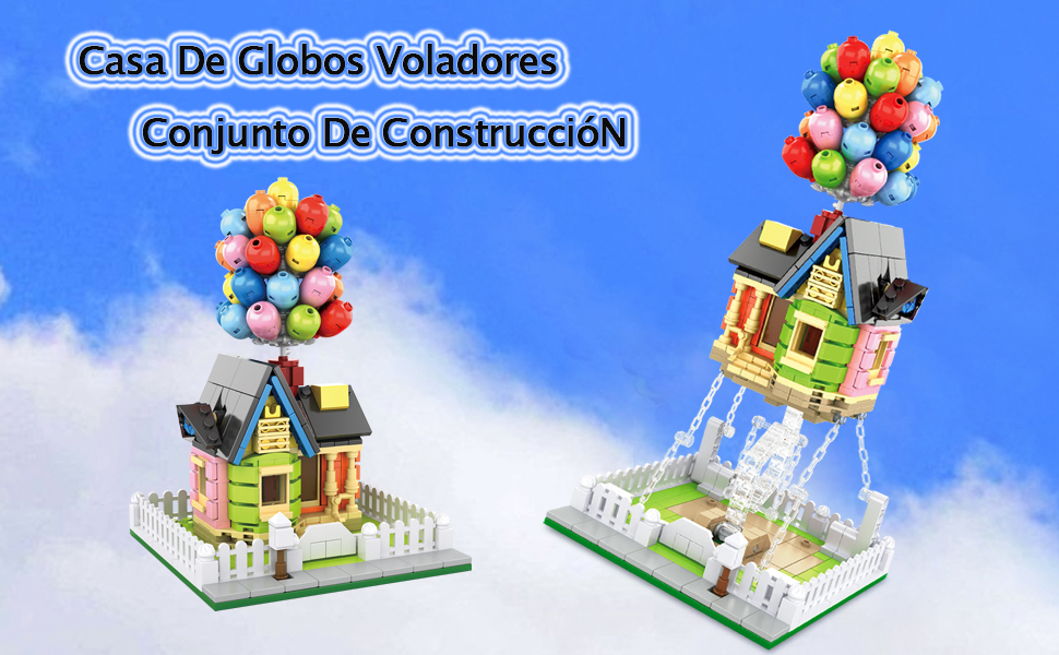 Kit de construcción de casa con globos