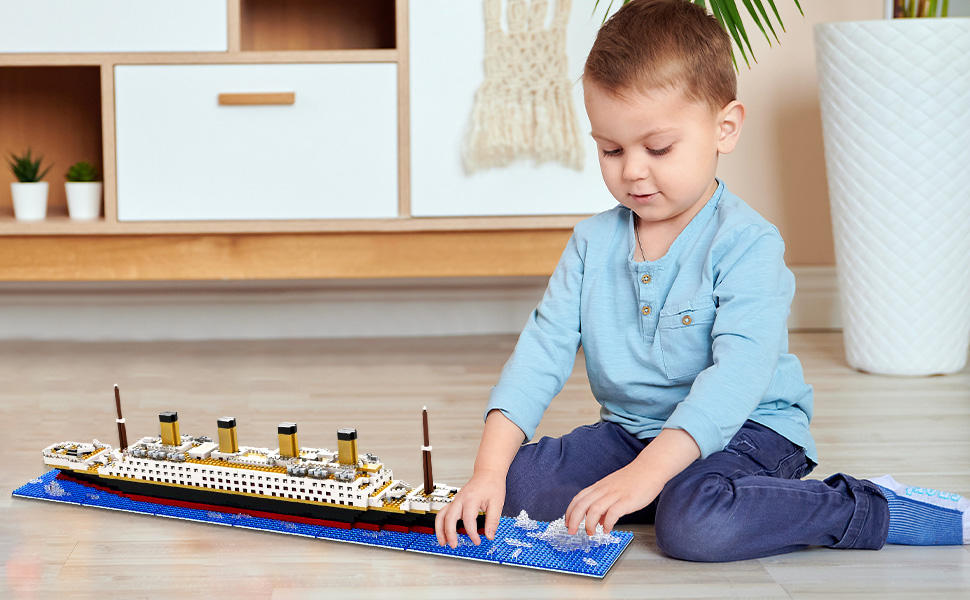 Modelo Titanic de Bloques Microset