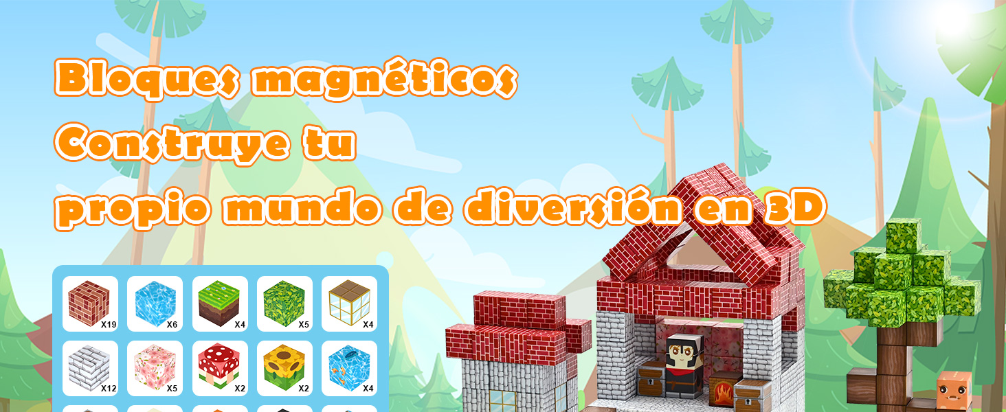 bloques magneticos para niños