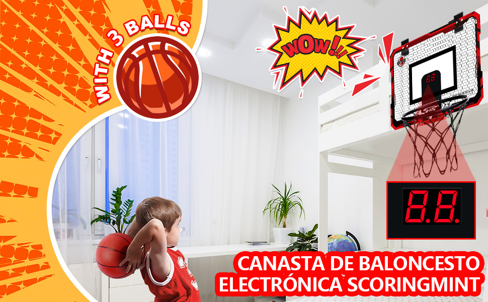 Canasta de Basquetbol para Niños Plegable