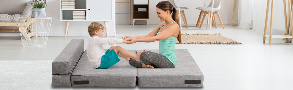 Sofá cama para niños para habitación de niños, sala de estar, sala de juegos