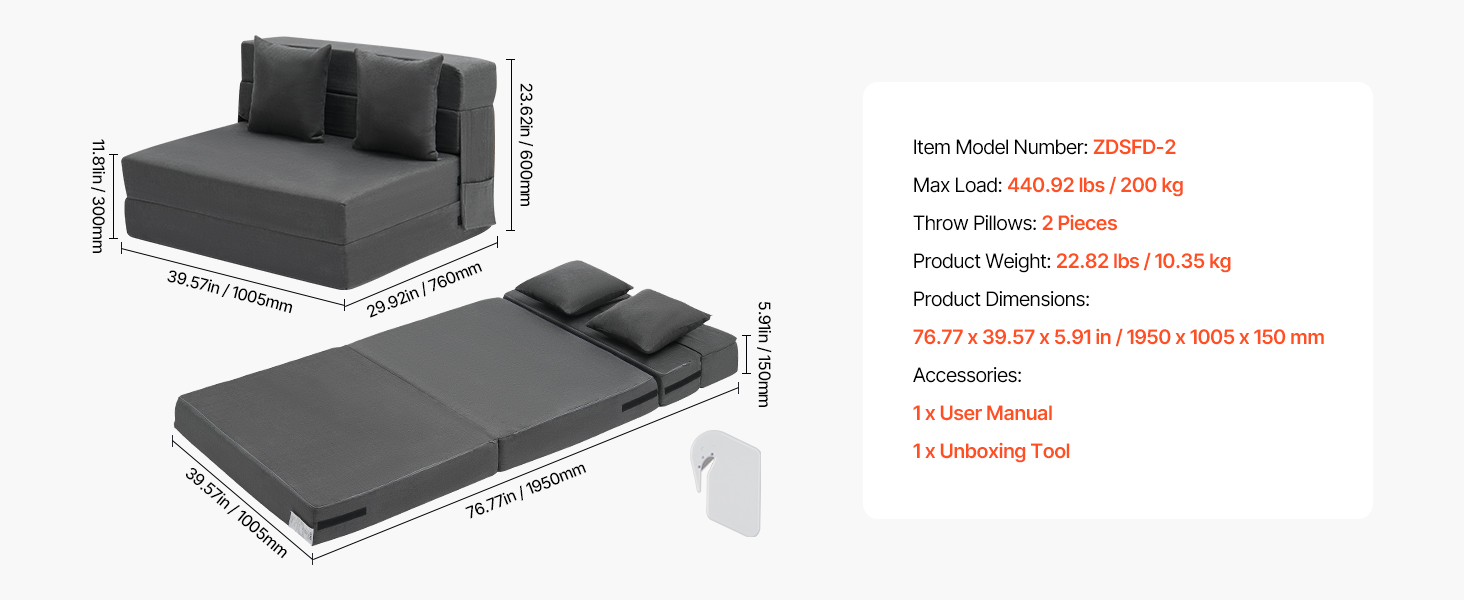 silla plegable sofá cama