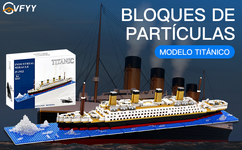 Modelo Titanic de Bloques Microset