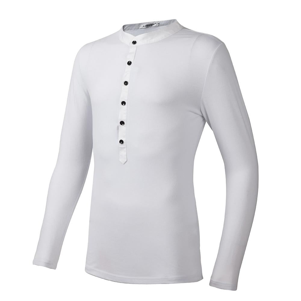Spring And Autumn Men's Long-Sleeved Polo