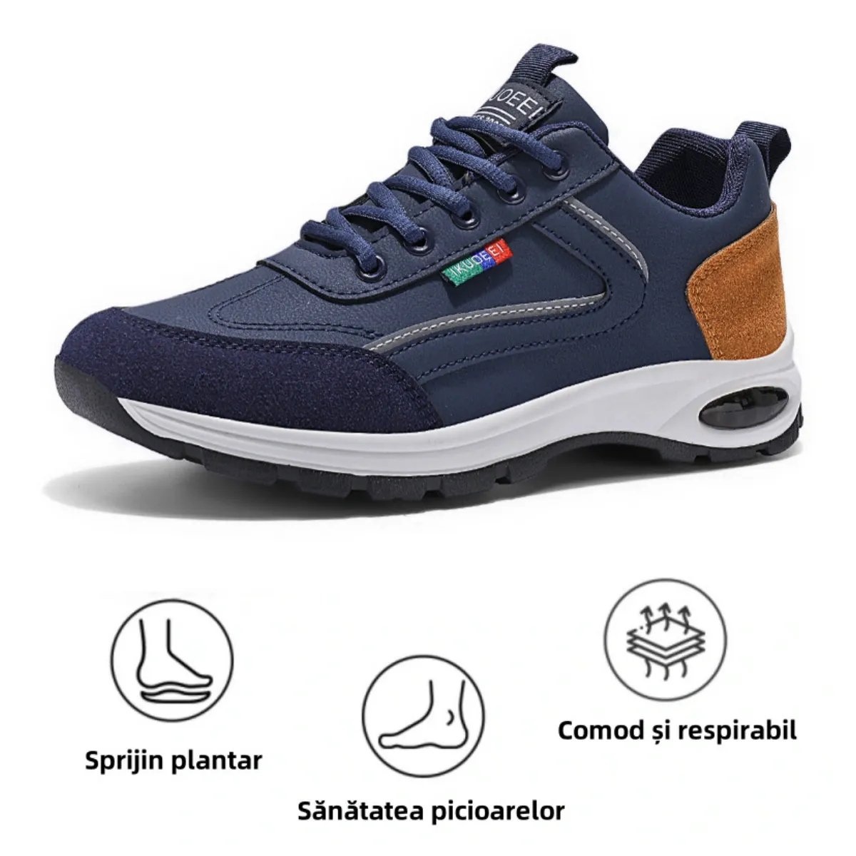 【🎁Ofertă limitată】Pantofi casual ergonomici👞 Ameliorează cu ușurință durerile de picioare✅ Mers confortabil✅ Suport pentru arcul plantar✅