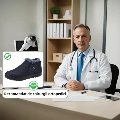 [Ofertă limitată în timp: Reducere 60%] 🔥Marcă australiană de lux🔥 Ameliorează durerile de picioare - Pantofi ortopedici ergonomici de iarnă🦶 - Impermeabili și antiderapanți - Unisex✅