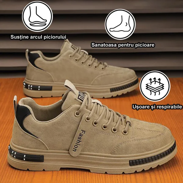 (🔥Vânzarea de astăzi la jumătate de preț - se încheie în curând⏰) Pantofi ortopedici pentru bărbați 👞 Design ergonomic ✅ Suport arc, mers confortabil - cusut manual