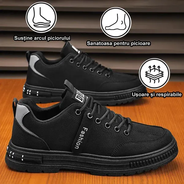 (🔥Vânzarea de astăzi la jumătate de preț - se încheie în curând⏰) Pantofi ortopedici pentru bărbați 👞 Design ergonomic ✅ Suport arc, mers confortabil - cusut manual