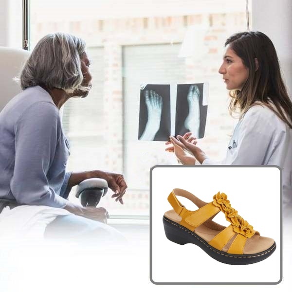 (⏰Reducerea de astăzi la jumătate de preț - se încheie în curând) Sandale ortopedice cu design ergonomic, cu suport pentru arc ✅ Mers confortabil și fără durere