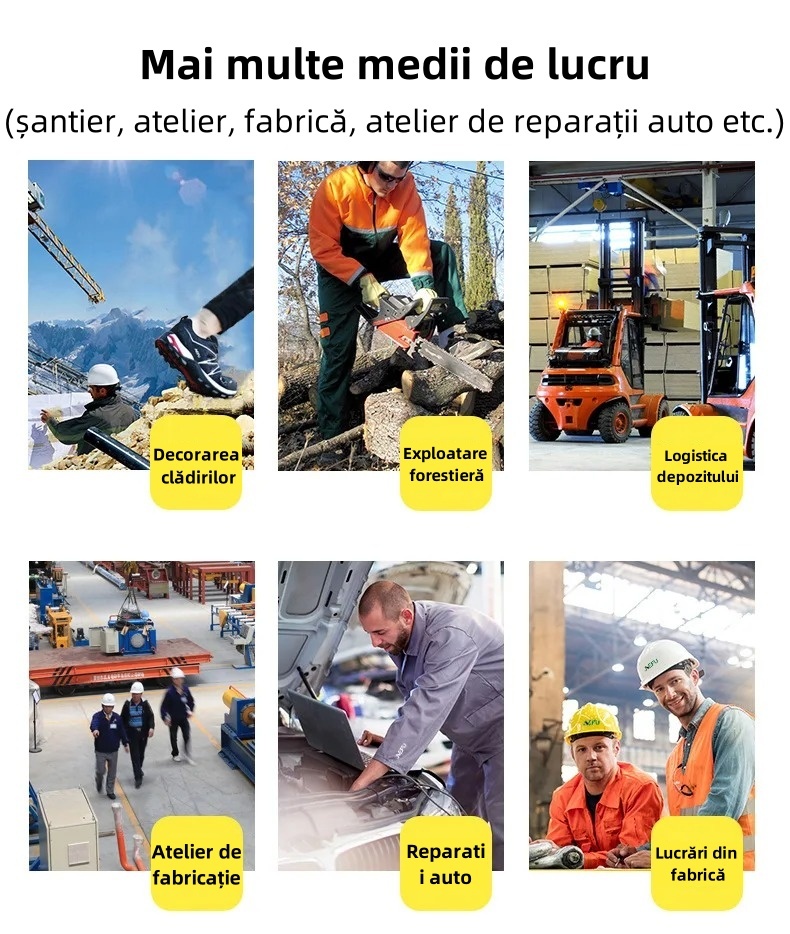 (🔥50% reducere pentru o perioadă limitată - nu-l ratați) Pantofi de lucru casual pentru bărbați multifuncționali – protejează-ți picioarele 👞