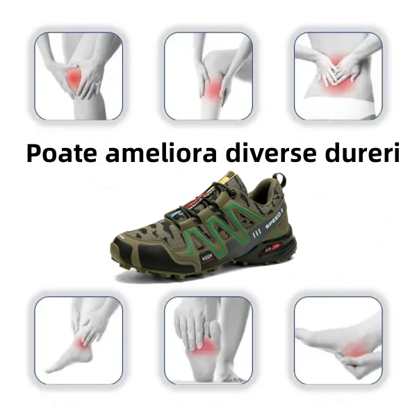 【🎁Ofertă limitată】Încălțăminte ortopedică cu design ergonomic👞Ameliorează durerile de spate, articulații și picioare✅Unisex✅
