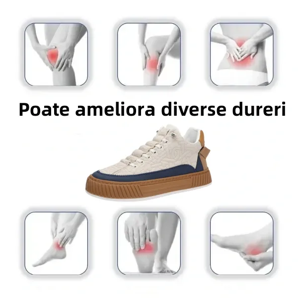 (🎉50% reducere astăzi, nu ratați) 🐂Pantofi ortopedici din piele de vițel australieni pentru bărbați 👞Cusuți manual, respirabili și anti-alunecare ✅Suport arc: mers confortabil
