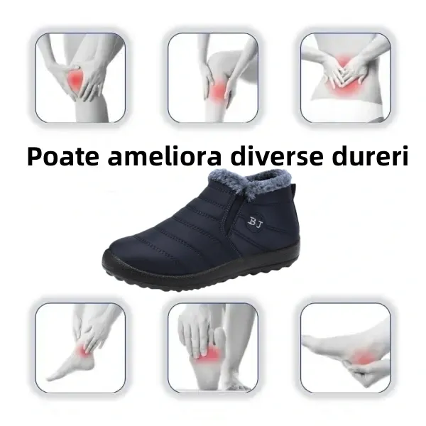 [Ofertă limitată în timp: Reducere 60%] 🔥Marcă australiană de lux🔥 Ameliorează durerile de picioare - Pantofi ortopedici ergonomici de iarnă🦶 - Impermeabili și antiderapanți - Unisex✅