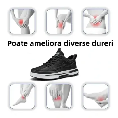 【🎁Ofertă limitată】Pantofi ortopedici pentru bărbați👞 Fabricați din piele de vițel🐂 Impermeabili și antiderapanți ✅Suport pentru arcul plantar - mers confortabil✅