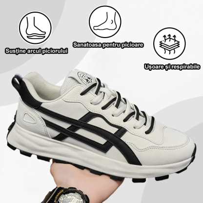⏰Reducere aniversară, doar astăzi👞 - Pantofi ortopedici bărbați din piele naturală, confortabili și nedurerosi - Design ergonomic