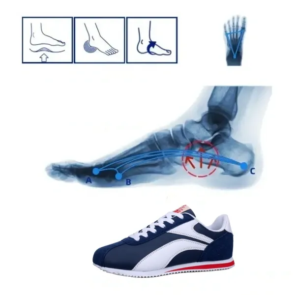 (⏰50% reducere astăzi - nu ratați-o🔥) Pantofi casual pentru bărbați ✅ Suport arc, postură corectă de mers - Design ergonomic