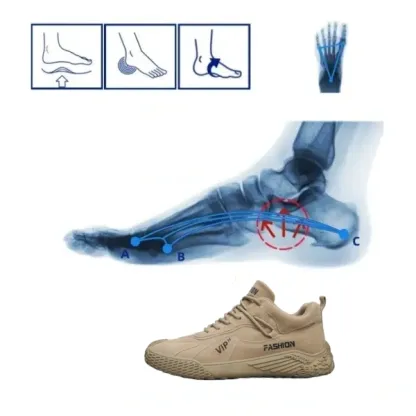 (⏰Reducere de 50% astăzi - se încheie în curând) Pantofi casual pentru bărbați👞Suport pentru arc confortabil și respirabil✅Poziție corectă de mers