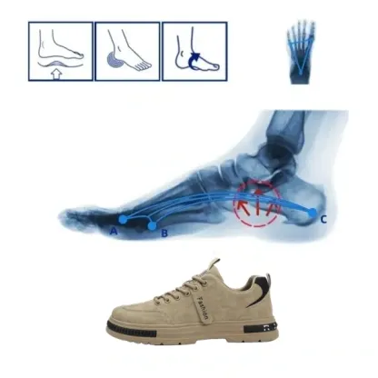 ⏰ Reducerea de azi de 50%, nu o ratați - Pantofi ortopedici pentru bărbați 👞Poziție corectă de mers - ✅Suport ușoară, confortabilă, pentru arc