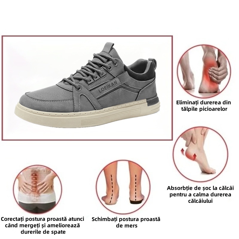 [Promoția de astăzi la jumătate de preț - pe cale să se încheie, nu o ratați] 🔥 Pantofi de mers cu design ergonomic✅ Suport pentru arc, ameliorează eficient durerea de mers 👞 Faceți mersul mai confortabil