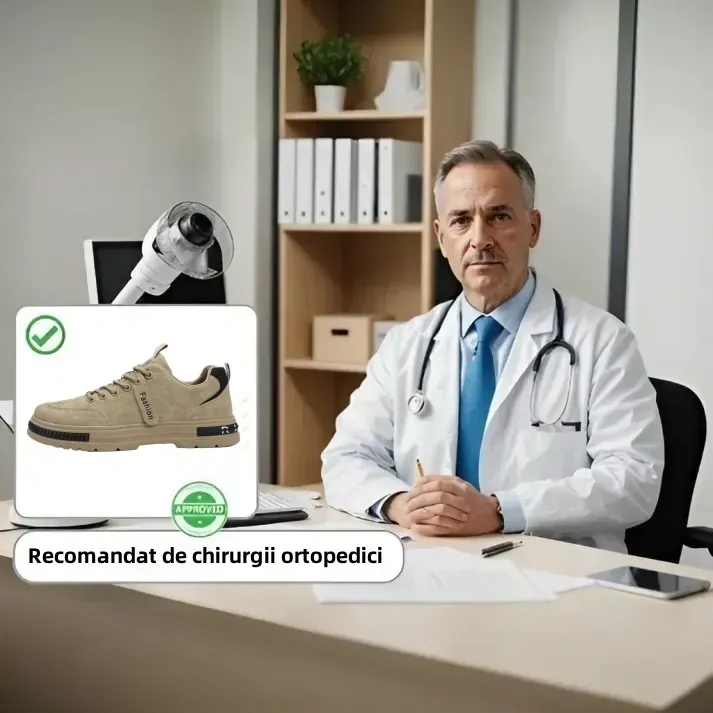 (🔥Vânzarea de astăzi la jumătate de preț - se încheie în curând⏰) Pantofi ortopedici pentru bărbați 👞 Design ergonomic ✅ Suport arc, mers confortabil - cusut manual