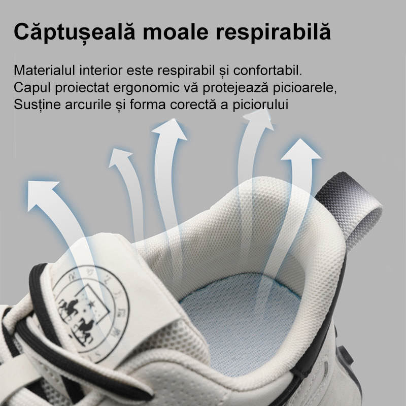 ⏰Reducere aniversară, doar astăzi👞 - Pantofi ortopedici bărbați din piele naturală, confortabili și nedurerosi - Design ergonomic