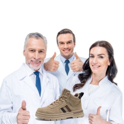 【🎁Ofertă limitată】Pantofi ortopedici ergonomici pentru bărbați, cusuți manual, confortabili la mers, ameliorează durerea✅