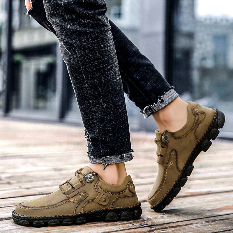 【🎁50% reducere astăzi - nu-l ratați】 Pantofi ortopedici cu design ergonomic - piele de înaltă calitate + cusături manual 👞