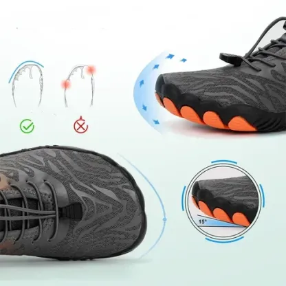 [🔥Reducere de 50% pe durată limitată - nu o ratați] Pantofi anti-alunecare desculți cu design ergonomic: confortabili pentru mers pe jos