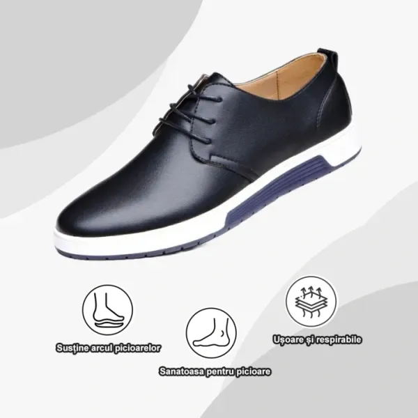 (🔥50% reducere astăzi - doar astăzi) Pantofi ortopedici din piele naturală pentru bărbați👞Suport arcuit, ușor, confortabil și potrivit pentru mers pe jos
