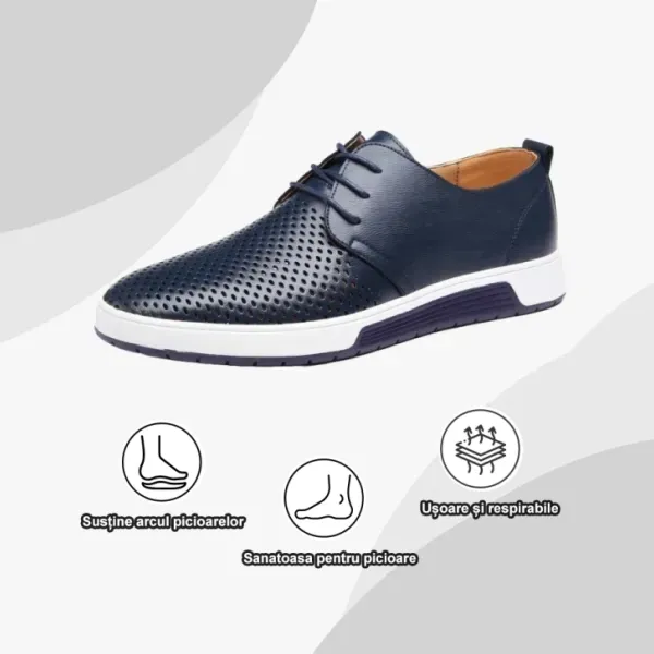 (🔥50% reducere astăzi - doar astăzi) Pantofi ortopedici din piele naturală pentru bărbați👞Suport arcuit, ușor, confortabil și potrivit pentru mers pe jos