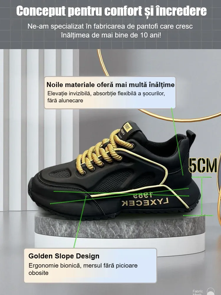 (🔥50% reducere astăzi - nu-l ratați) Pantofi ortopedici de înaltă calitate pentru bărbați👞Suport arcuit, postură corectă de mers - Design ergonomic