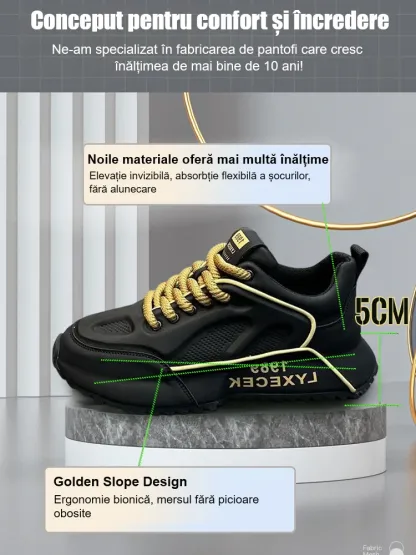 (🔥50% reducere astăzi - nu-l ratați) Pantofi ortopedici de înaltă calitate pentru bărbați👞Suport arcuit, postură corectă de mers - Design ergonomic