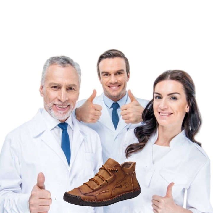 [⏰50% reducere azi - se încheie în curând] Pantofi ortopedici cu design ergonomic - piele de înaltă calitate + cusături manual - un must-have pentru bărbați👞