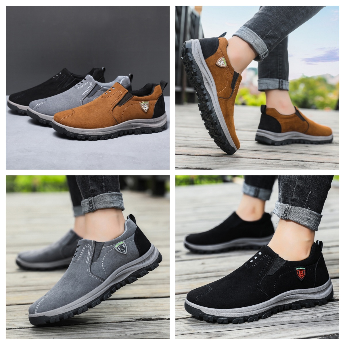 【⏰REDUCERE DE 50% AZI - NU RĂTAȚI-O】Pantofi casual pentru bărbați, suport pentru arc ✅Ușoare și confortabile - Piele de înaltă calitate + cusute manual👞