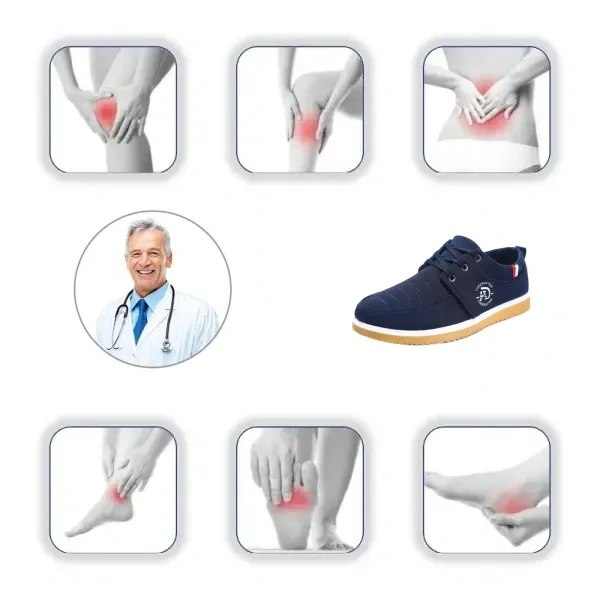 🔥Timp limitat, 50% reducere - Numai astăzi ⏰Pantofi ocazionali pentru bărbați - Ameliorează durerile de picioare și călcâi - ✅Suport pentru arc