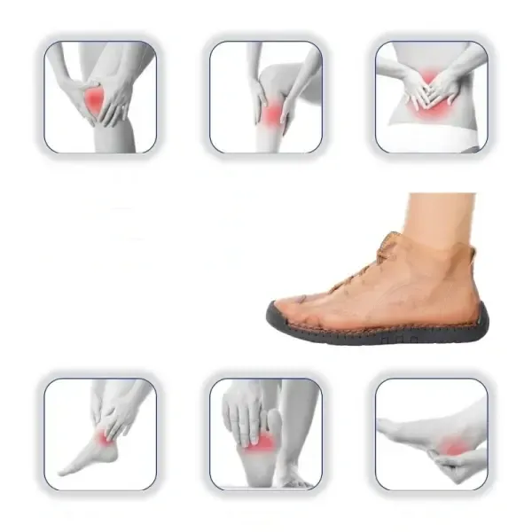 (🔥50% reducere astăzi - nu-l ratați⏰) Pantofi ortopedici de exterior pentru bărbați 👞Suport arcuit, ameliorarea durerii✅Design ergonomic