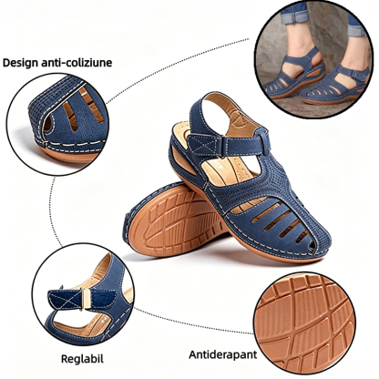 🔥 Sandale ortopedice de vară pentru femei — Suport pentru arcul piciorului — Design ergonomic — Ușoare și confortabile, mers ușor toată ziua ✅