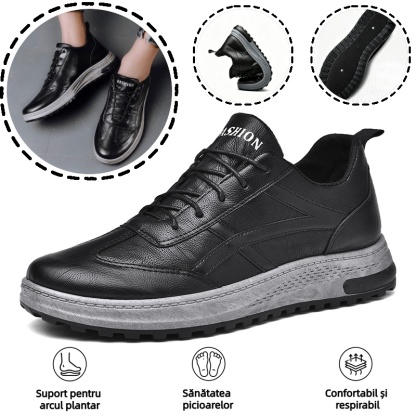 🔥Pantofi ortopedici italieni din piele de vițel: Suport pentru bolta plantară, confortabili și respirabili, ✅ameliorează durerea piciorului, ✅impermeabili și antiderapanți