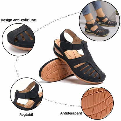 🔥 Sandale ortopedice de vară pentru femei — Suport pentru arcul piciorului — Design ergonomic — Ușoare și confortabile, mers ușor toată ziua ✅
