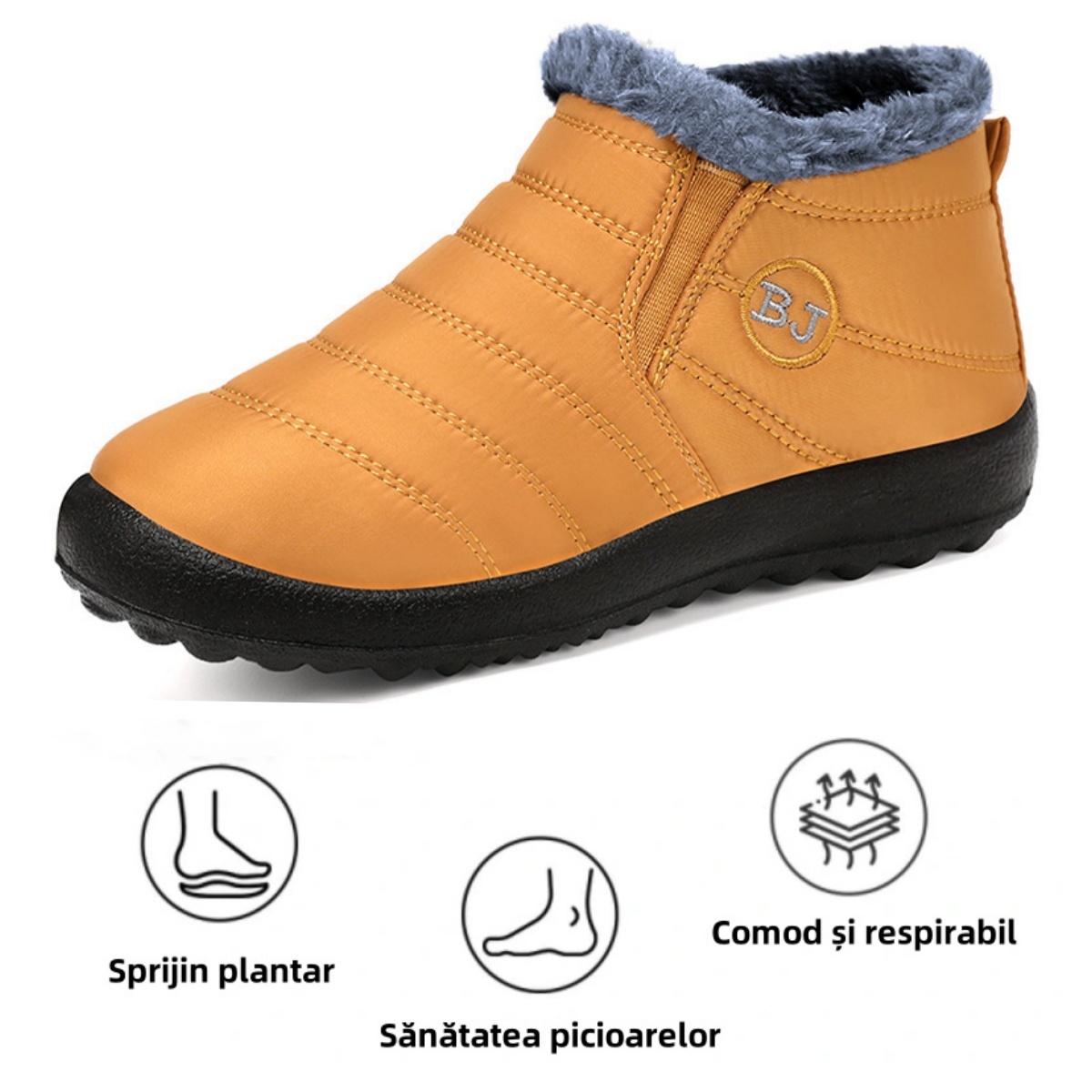 [Ofertă limitată în timp: Reducere 60%] 🔥Marcă australiană de lux🔥 Ameliorează durerile de picioare - Pantofi ortopedici ergonomici de iarnă🦶 - Impermeabili și antiderapanți - Unisex✅