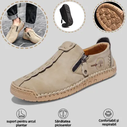 🔥Pantofi ortopedici bărbătești, confecționați din piele de vițel australiană👞cuși manual✅confortabili la mers, ameliorează durerea✅potriviți pentru diverse ținute