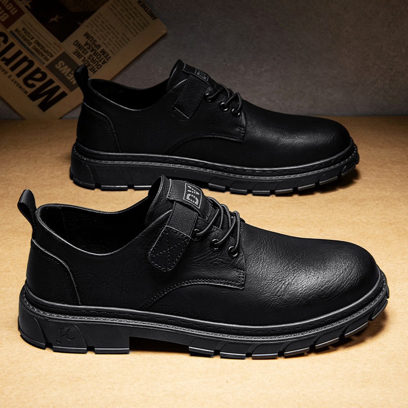 Sapatos casuais de couro para homem, feitos à mão em Itália