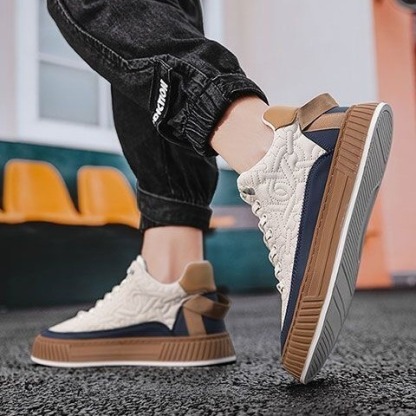 🔥(50% reducere în ultima zi - nu ratați) Pantofi casual pentru bărbați din piele naturală, talpă groasă și anti-alunecare [39-44]👞