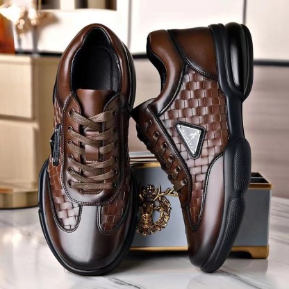 🔥(Ultima zi 50% reducere - nu-l ratați) Pantofi casual anti-alunecare pentru bărbați din piele naturală [38-44]👞