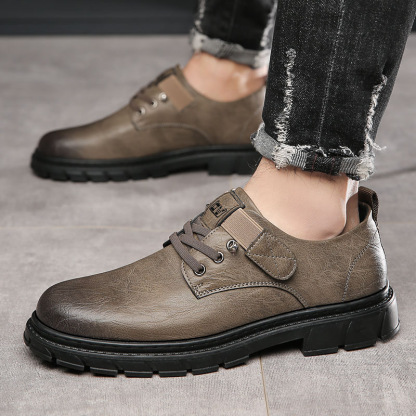 Sapatos casuais de couro para homem, feitos à mão em Itália