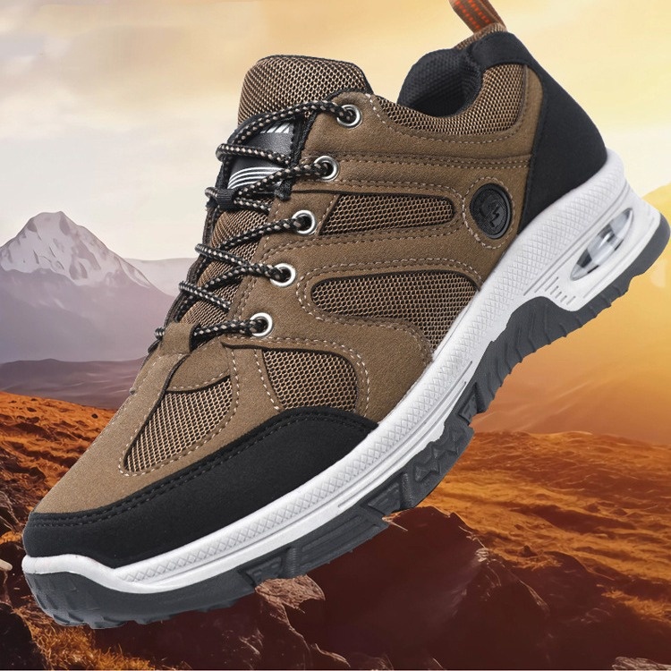 Pantofi de siguranță pentru bărbați anti-alunecare și rezistenți la uzură, cu pernă de aer